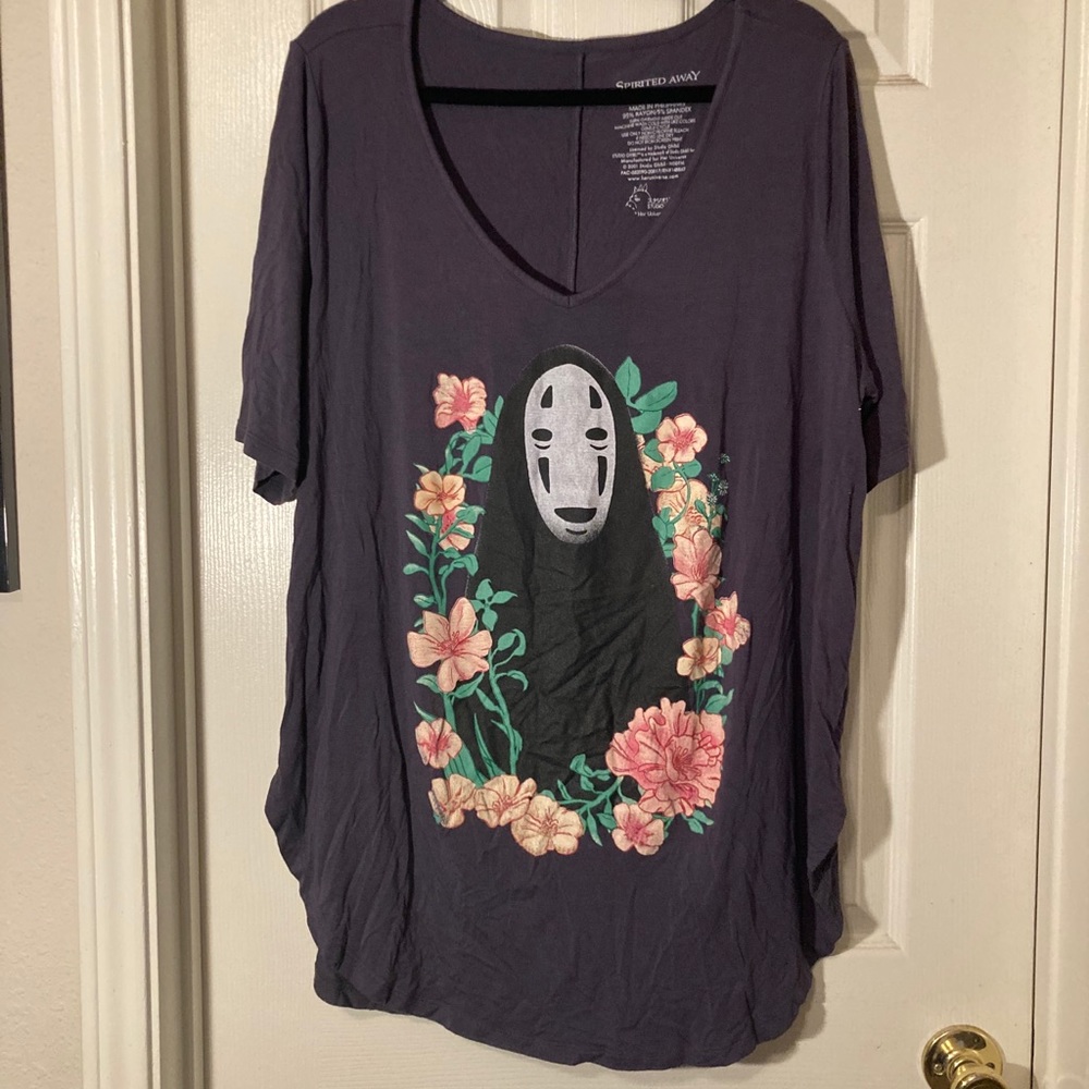 BOGO Torrid Spirited Away No Face shirt